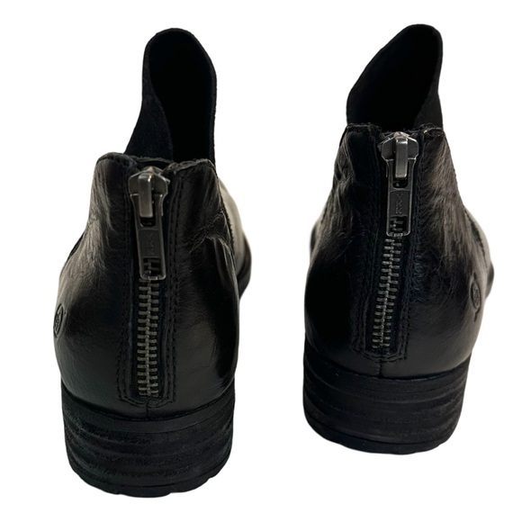 BORN KARAVA BLACK LEATHER DISTRESSED BOOTS WOMEN'S SIZE: 7 NEW - Picture 6 of 13